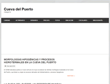 Tablet Screenshot of cuevadelpuerto.com